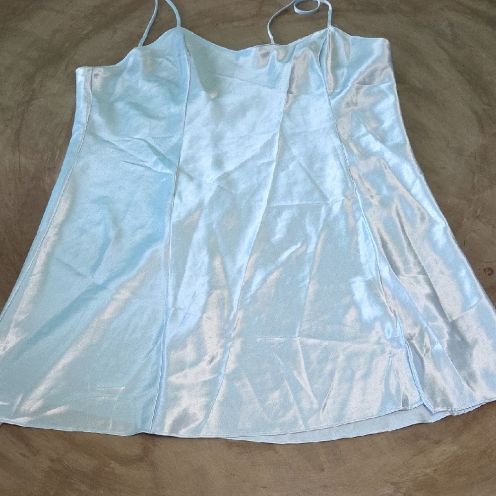 Secret Treasures Light Blue Satin Chemise